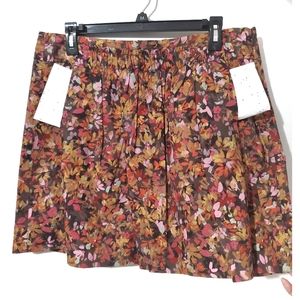 NWOT J Crew Women's Floral Skirt Size 12